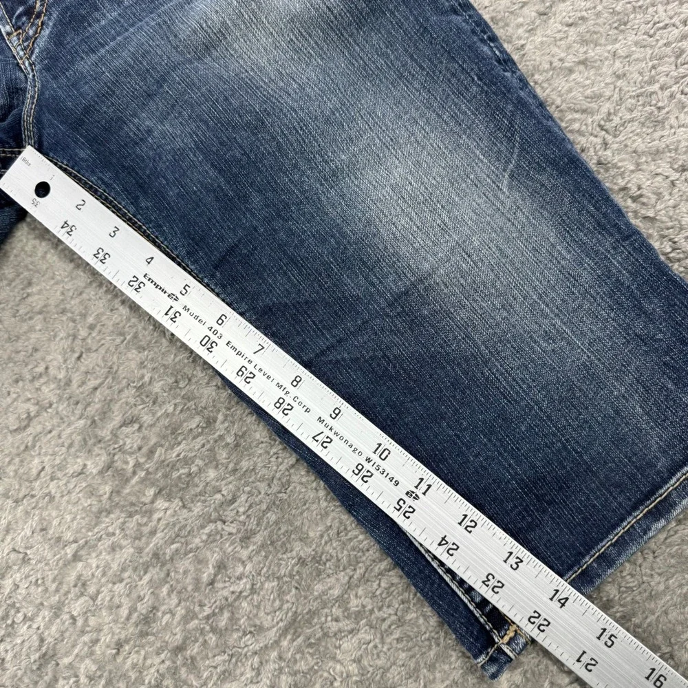 Silver Jeans Co Camden Rose Bermuda Shorts Dark Wash Denim Womens 29 L5021SSR470
